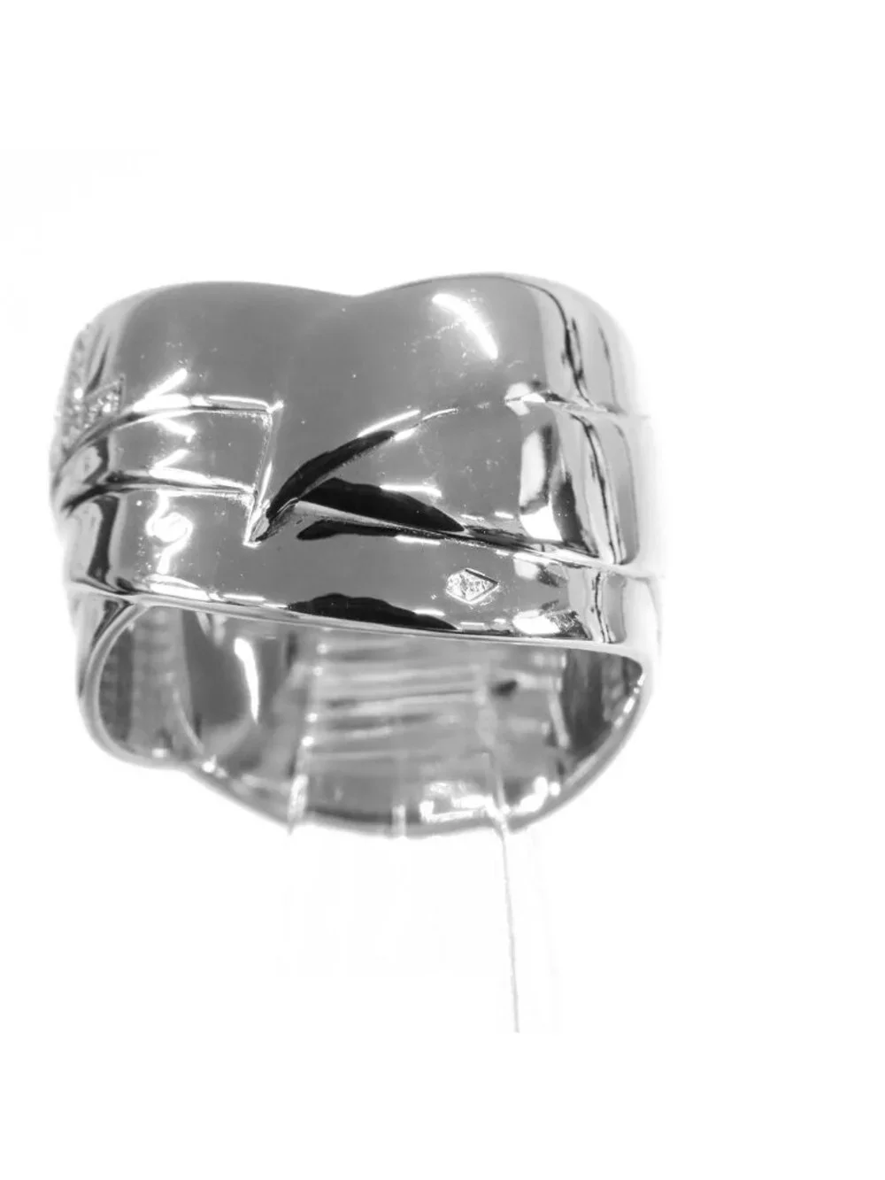 Chanel Boldic Ring White Gold 18K Diamond 51